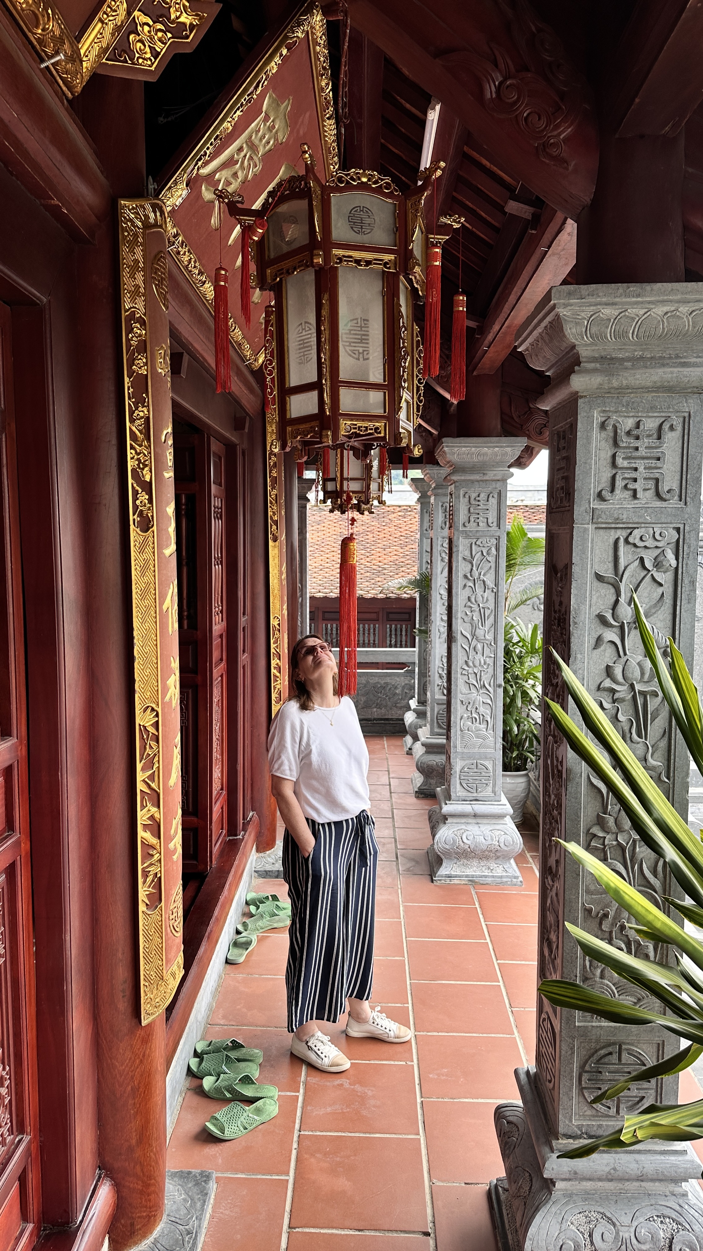 Cathy at Marble Mountain, Vietnam